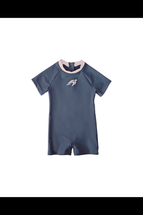 Baby Swimsuit in Chimera Blue
